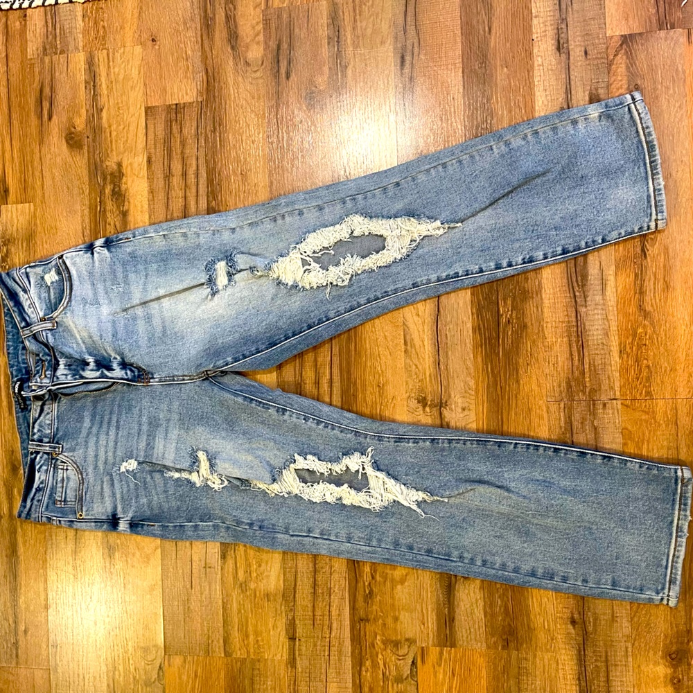 Fashion Nova Distressed Boyfriend Jeans